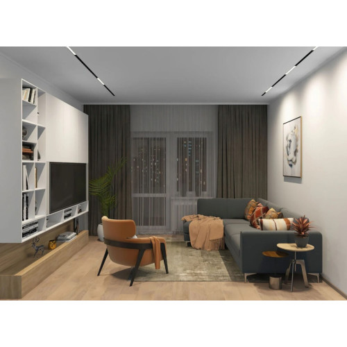 Трековый светодиодный светильник Denkirs DK8004-BK