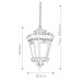Уличный подвесной светильник Kichler Tournai KL-TOURNAI8-XL
