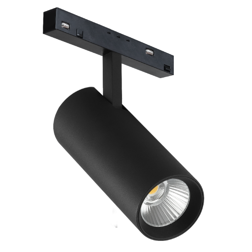 Трековый магнитный светильник iLedex Vision 4822-007-D75-30W-38DG-3000K-BK