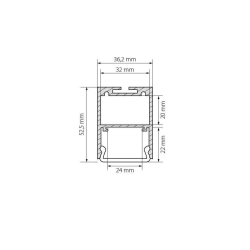 Профиль Arlight ARH-LINE-3750A-2000 ANOD 019615