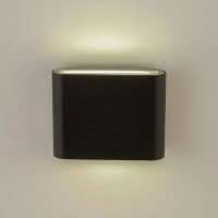 Уличный настенный светильник AM Group AM243-2X5W BK 4000K