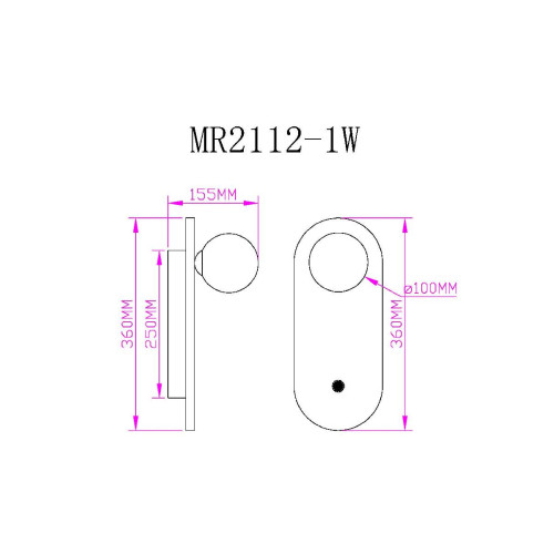 Бра Myfar Juliet MR2112-1W