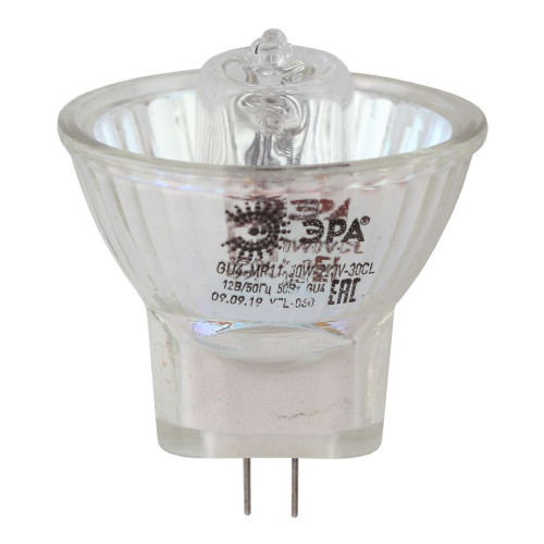 Лампа галогенная Эра GU4 50W 3000K GU4-MR11-50W-12V-30CL Б0044749