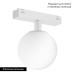 Трековый магнитный светильник Arlight MAG-VIBE-SFERO-R120-6W Day4000 (WH, 235 deg, 48V) 044459 Трековый магнитный светильник Arlight MAG-VIBE-SFERO-R120-6W Day4000 (WH, 235 deg, 48V) 044459