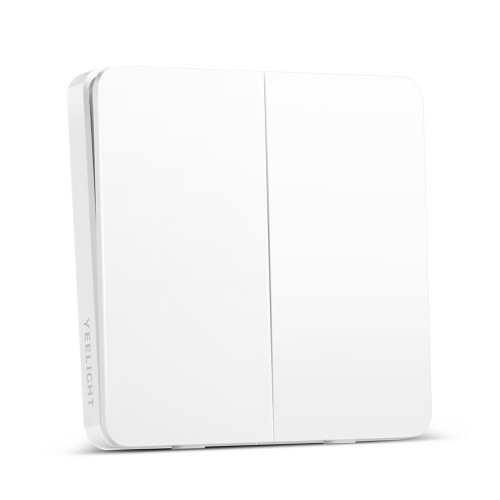 Умный настенный двухклавишный проводной выключатель Yeelight Flex Switch (two gang)