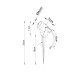 Грунтовый светильник Arte Lamp Elsie A4705IN-1BK