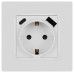 Розетка со шторками с USB type-A+C Эра 12-4108-01 Б0067752