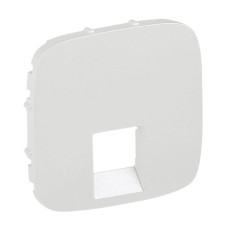 Лицевая панель Legrand Valena Allure розетки телефонной RJ-11/Ethernet RJ-45 жемчуг 755419