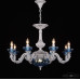 Подвесная люстра Bohemia Ivele Crystal AL79101P/8/250 WMN P Aquamarine/M-1G
