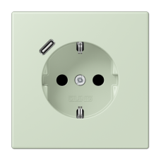Розетка 2K+З USB Typ C Jung LC1520-18C218