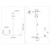 Люстра на штанге Ambrella Light High Light Modern LH56064