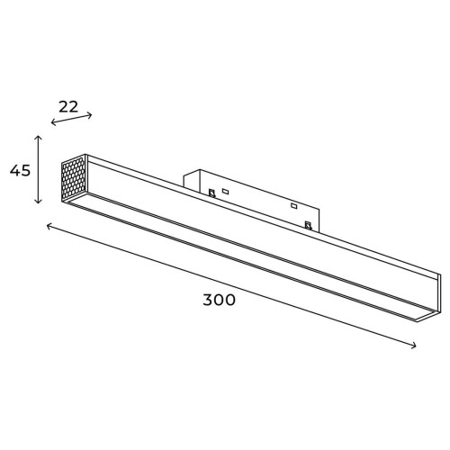 Трековый магнитный светильник Hesby Lighting ElDeko HSBL_0151