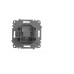 Розетка для TV с экраном (концевая) ELBI Zena Vega 609-015600-273