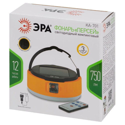 Фонарь кемпинговый Персей аккумуляторный Эра KA-701 Б0054044