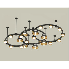 Комплект подвесного светильника Ambrella Light Techno Ring XR92222001 (A9222, A9227, C9233, C9242, C9238, C9232, N8145, N8124)