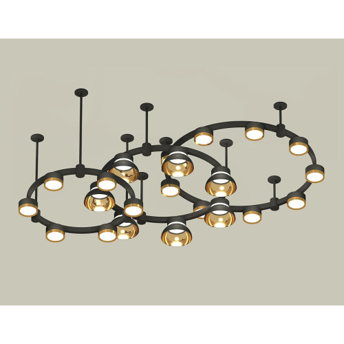 Комплект подвесного светильника Ambrella Light Techno Ring XR92222001 (A9222, A9227, C9233, C9242, C9238, C9232, N8145, N8124)