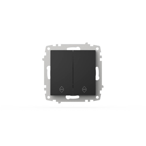 Переключатель двухклавишный ELBI Zena Vega 609-014800-211