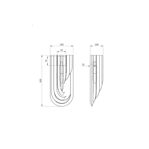 Настенный светильник Garda Decor K2KR116-1