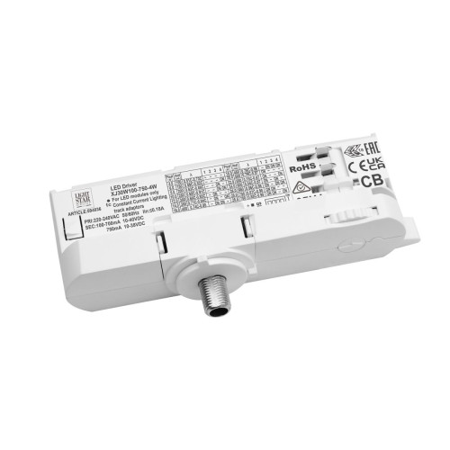 Адаптер с драйвером с DIP-switch для трековой системы Quattro Lightstar 594036 Адаптер с драйвером с DIP-switch для трековой системы Quattro Lightstar 594036
