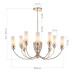 Люстра на штанге ST Luce Элегра SL1402.253.10
