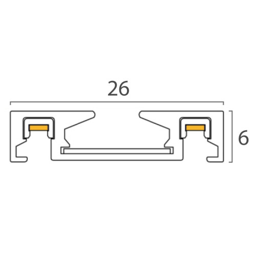 Шинопровод накладной магнитный в тубусе Italline Kreator IT09-9020 black tube