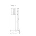 Ландшафтный светильник Arte Lamp Seginus A6515PA-1BK