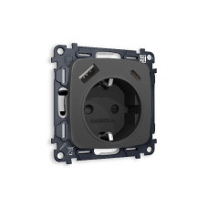 Комплект механизма розетки 2USB A+C 20W (быстрая зарядка) с/з Ambrella Volt Omega MO910010