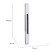 Трековый магнитный светильник Reluce 13004-9.3-001UR magnetic LED24W BK