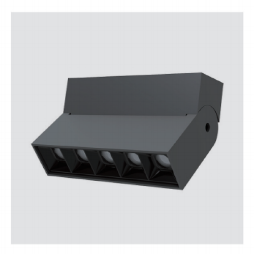 Трековый светильник Yeelight Pro S21 магнитный, гриль поворотный, 5 спотов, черный YLP057
