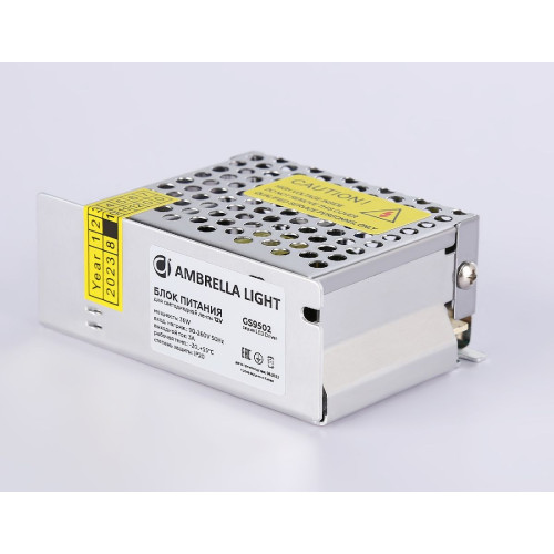Блок питания Ambrella Light LED Driver 12V 36Вт AC90-260 3A IP20 GS9502