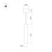 Подвесной светильник Arlight SP-PIPE-HANG-L600-R30-9W Day4000 (BK, 24 deg, 230V) 038610