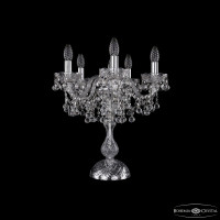 Настольная лампа Bohemia Ivele Crystal 1409L/5/141-47 Ni