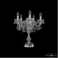 Настольная лампа Bohemia Ivele Crystal 1409L/5/141-47 Ni