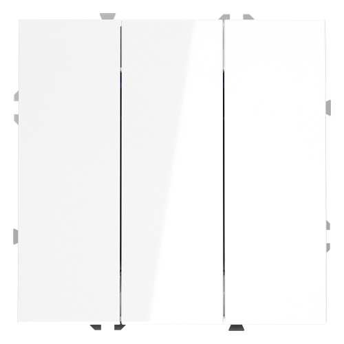 Выключатель трехклавишный Voltum S70 VLS030101