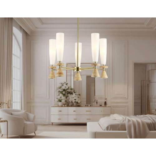 Люстра на штанге Ambrella Light High Light Ceramo Modern LH75371