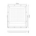 Прожектор Uniel ULF-F51D-200W/6500K IP65 200-240V GREY UL-00012761