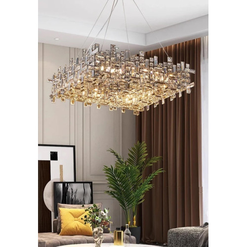 Подвесная люстра Delight Collection P7838-W80 chrome