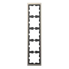 Рамка 5-постовая Schneider Electric Merten D-Life MTN4050-6550