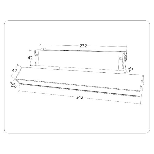Трековый магнитный светильник Ambrella Light Magnetic 220V GL1331