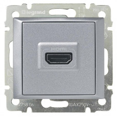 Розетка HDMI Legrand Valena алюминий 770285