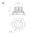 Встраиваемый светильник Arlight MS-FORECAST-BUILT-TURN-R82-8W Day4000 037186(1)