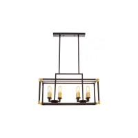 Подвесная люстра Lumina Deco Waldorf LDP 1140-8 BK+MD