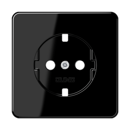 Розетка штепсельная Schuko Jung CD1520BFPLSW