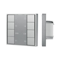 Кнопочная панель Arlight DALI-201-23-1G-2SC-MIX-DT8-IN Silver (BUS, Frame) 048217