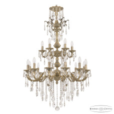 Подвесная люстра Bohemia Ivele Crystal Verona 72101/12+6/250/XL/2d B FP