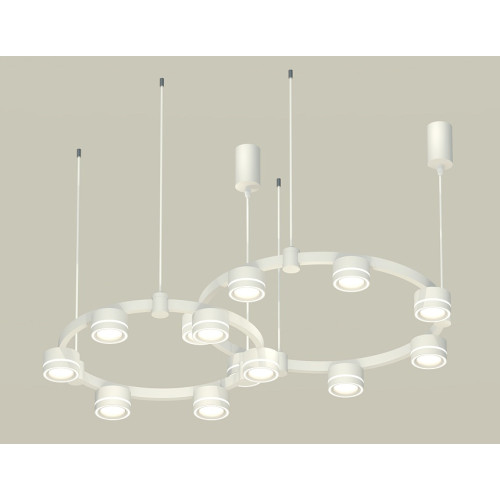 Комплект подвесного светильника Ambrella Light Techno Ring XR92081003 (A9208x2, C9236, C9231, N8433)