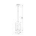 Уличный подвесной светильник Elektrostandard Frame 1528 TECHNO LED черный 4690389219115 a072091