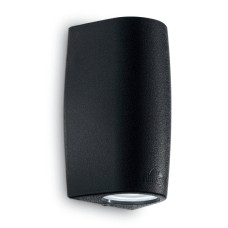 Уличный настенный светильник Ideal Lux Keope AP2 Small Nero 147819