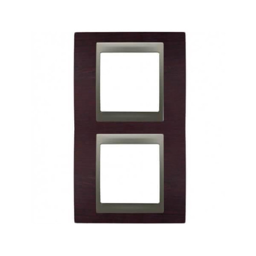 Рамка 2-постовая вертикальная Schneider Electric Unica Top MGU66.004V.2M2