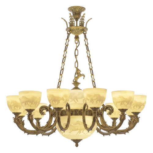 Подвесная люстра Bohemia Ivele Crystal Florence 71009P/12/250 FP P1 U Horse Y4 FH1M
